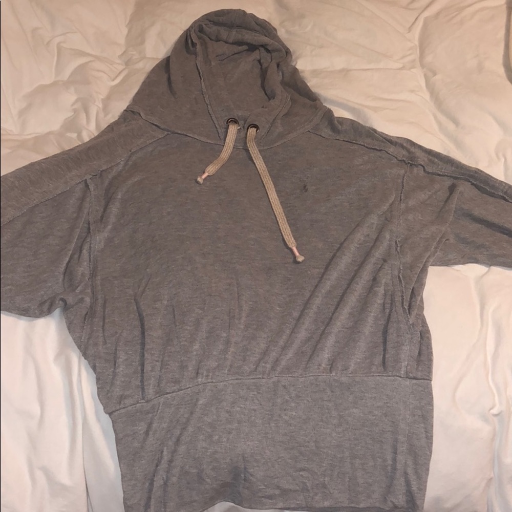 Free People movement gray hoodie